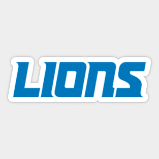 Lions-City Blues Sticker